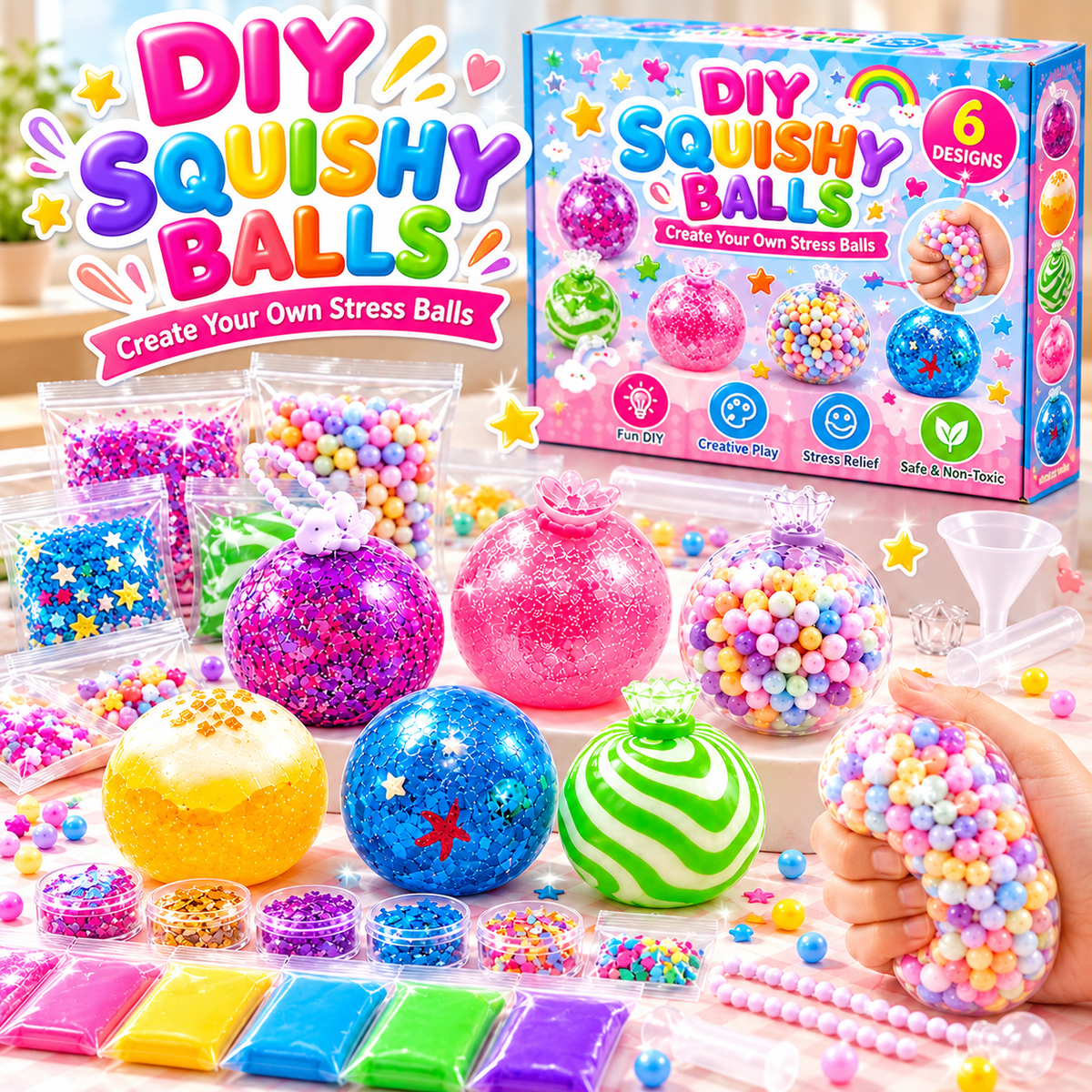 DIY Handmade Squeeze Toy Kit