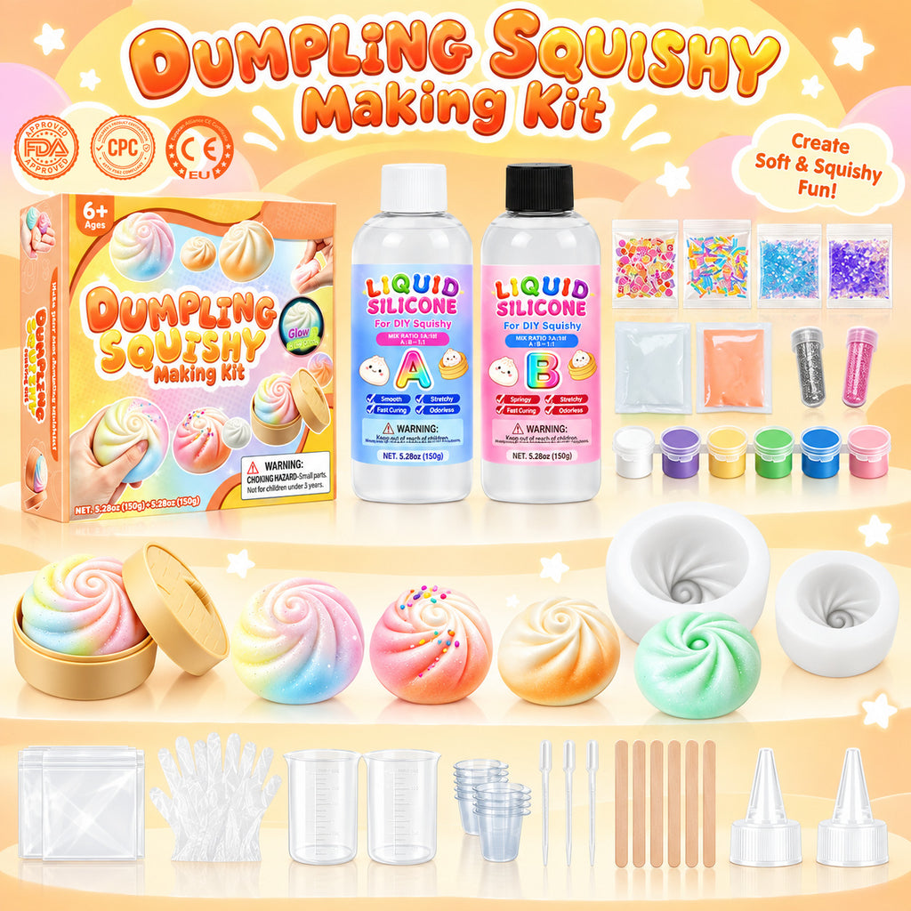 DIY Tool Kit for Making Realistic Faux Steamed Buns (Squishies)