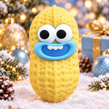 Playful Blue Peanut Squishy