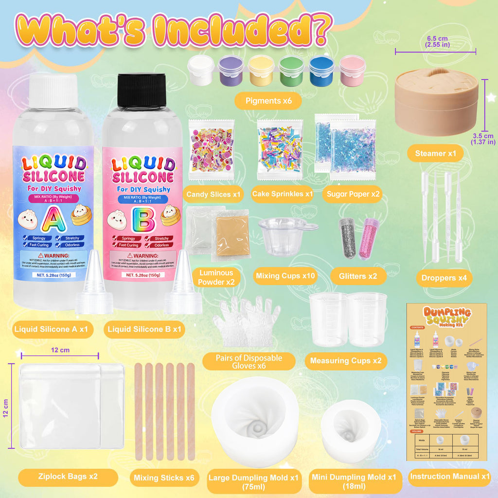DIY Tool Kit for Making Realistic Faux Steamed Buns (Squishies)