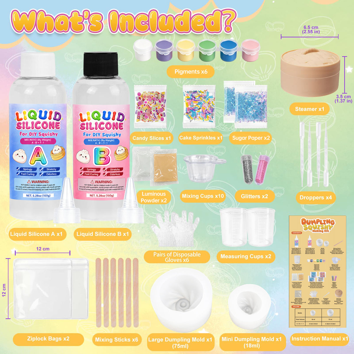 DIY Tool Kit for Making Realistic Faux Steamed Buns (Squishies)