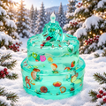 Green Santa Claus Malt Candy Cake Stress-Relief Squishy — product image