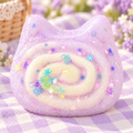 Purple Kitten Toast Squishy — product image
