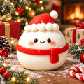 White Christmas Daifuku Mochi Stress-Relief Squishy — product image