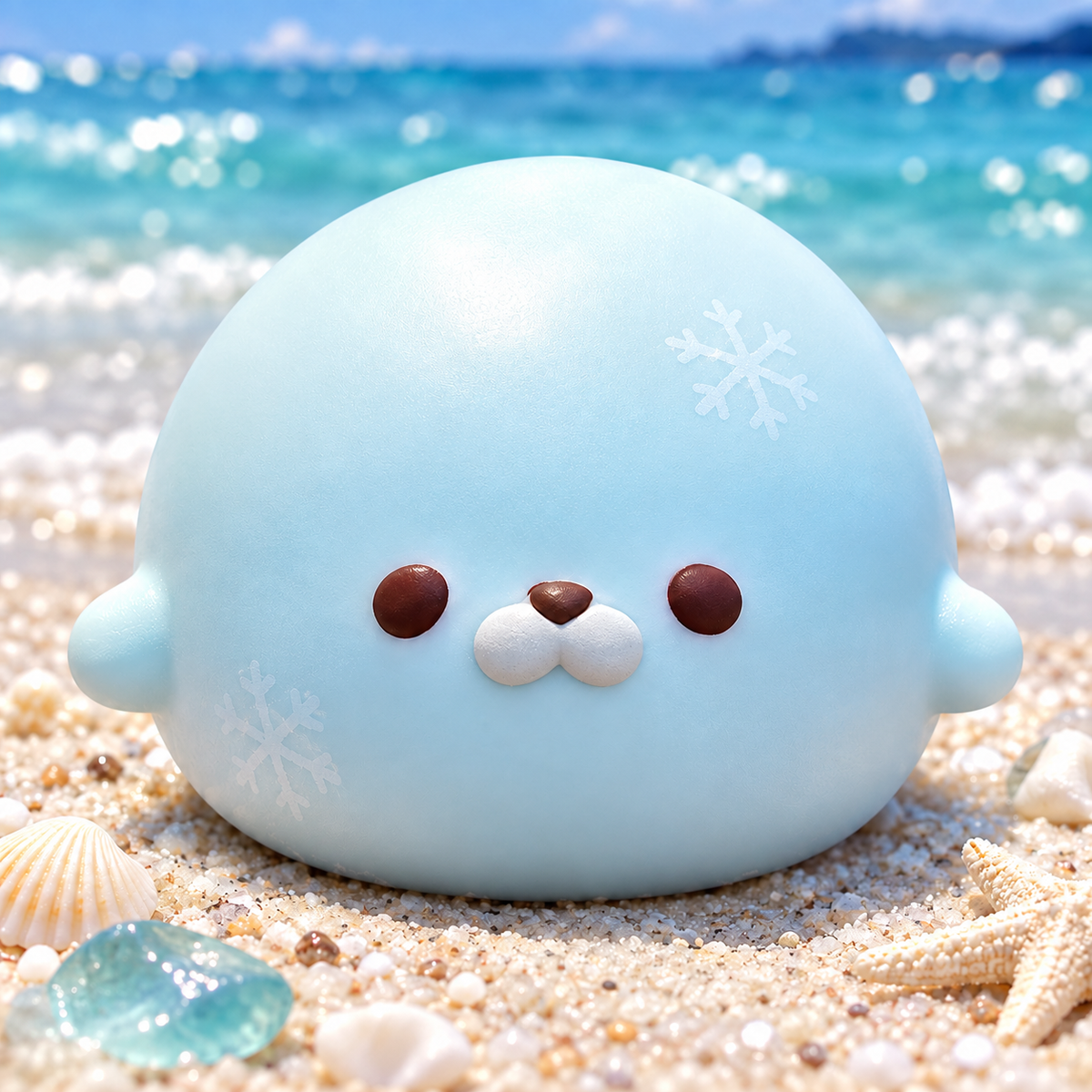 Large Blue Seal Squishy — product image