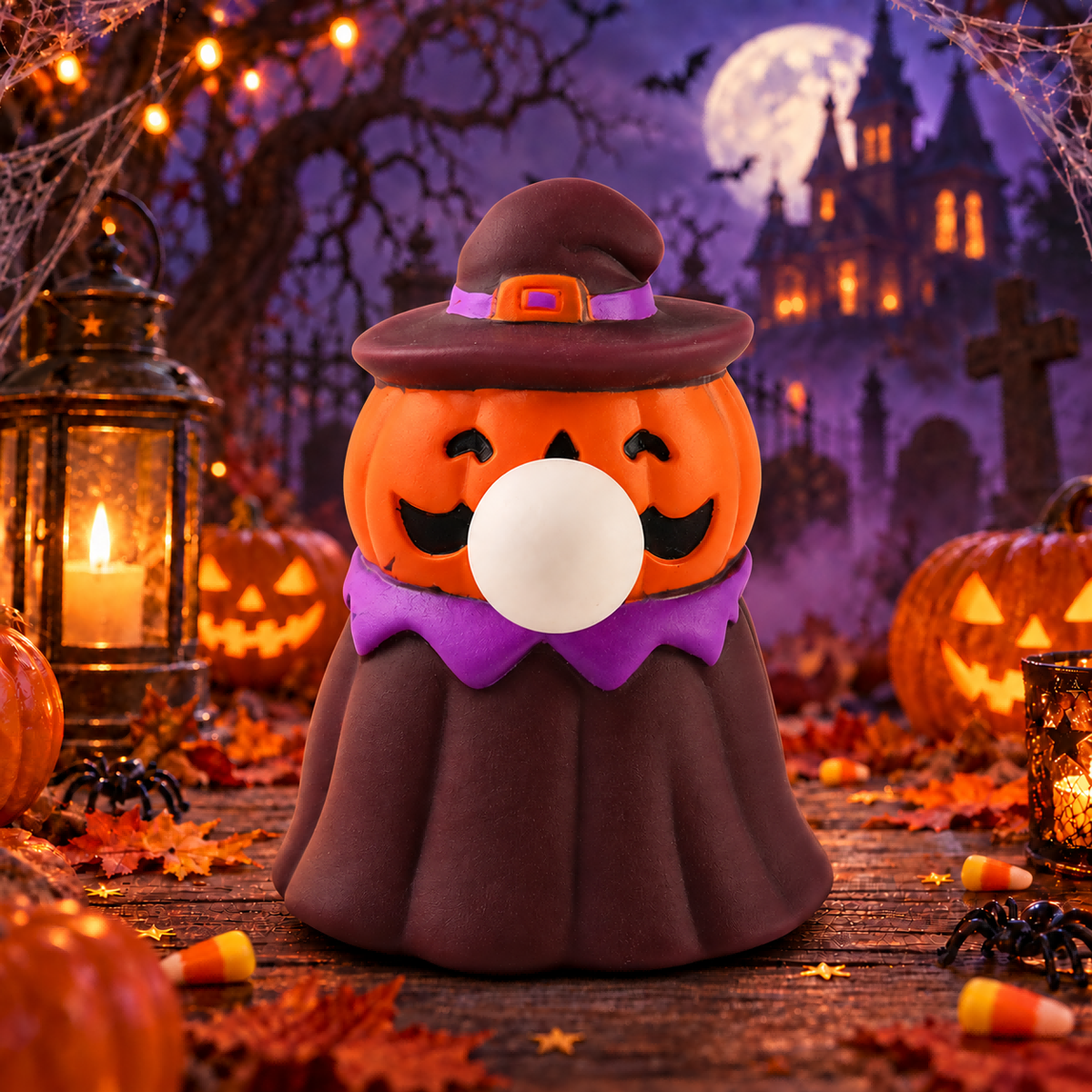 Bubble-Blowing Pumpkin Squishy — product image