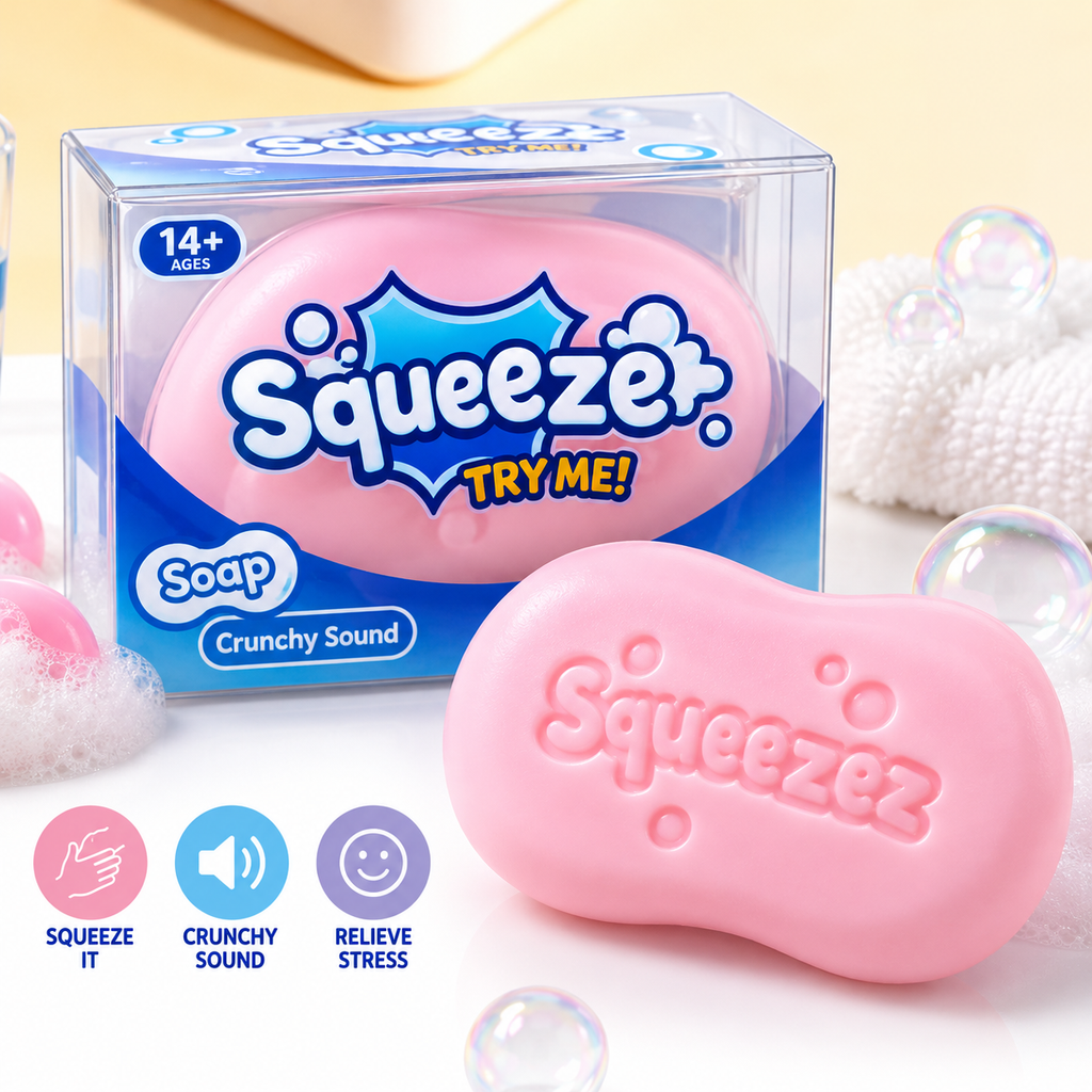 Crisp Building Blocks Simulated Soap Squeeze