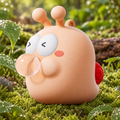 Bubble-Blowing Beige Snail Squishy — product image