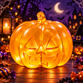 Translucent Orange Pumpkin Squishy