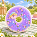 White-Base Donut Squishy — product image