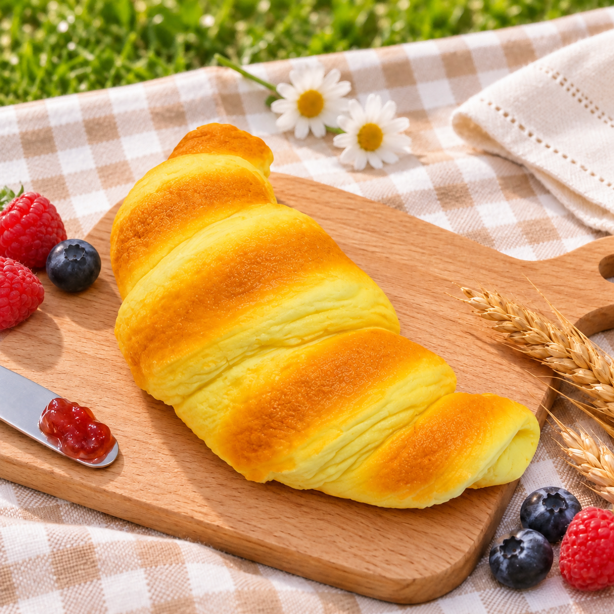Croissant Bread Squishy — product image