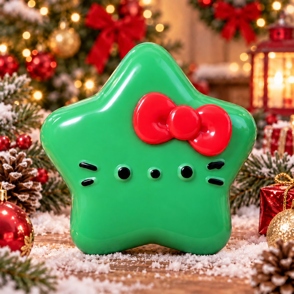 Christmas Green KT Star Squishy