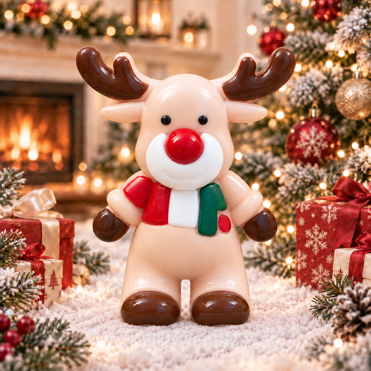 Christmas Reindeer Stress-Relief Squishy — product image