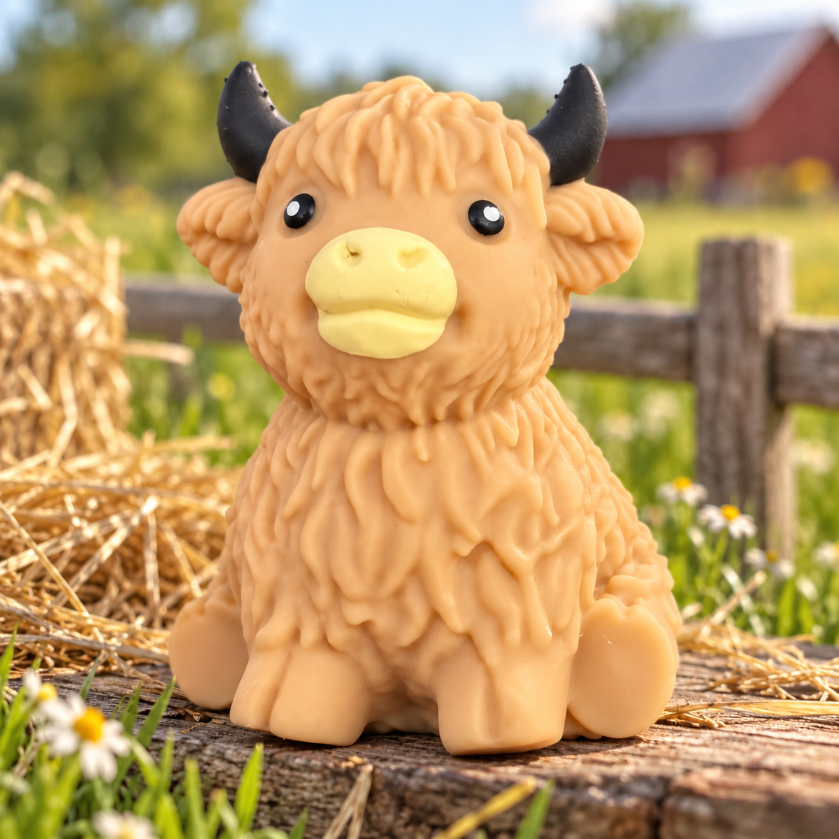 Light Brown Highland Yak Flour-Texture Squishy — product image