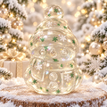 Green Leaf Snowman Malt Candy Squish