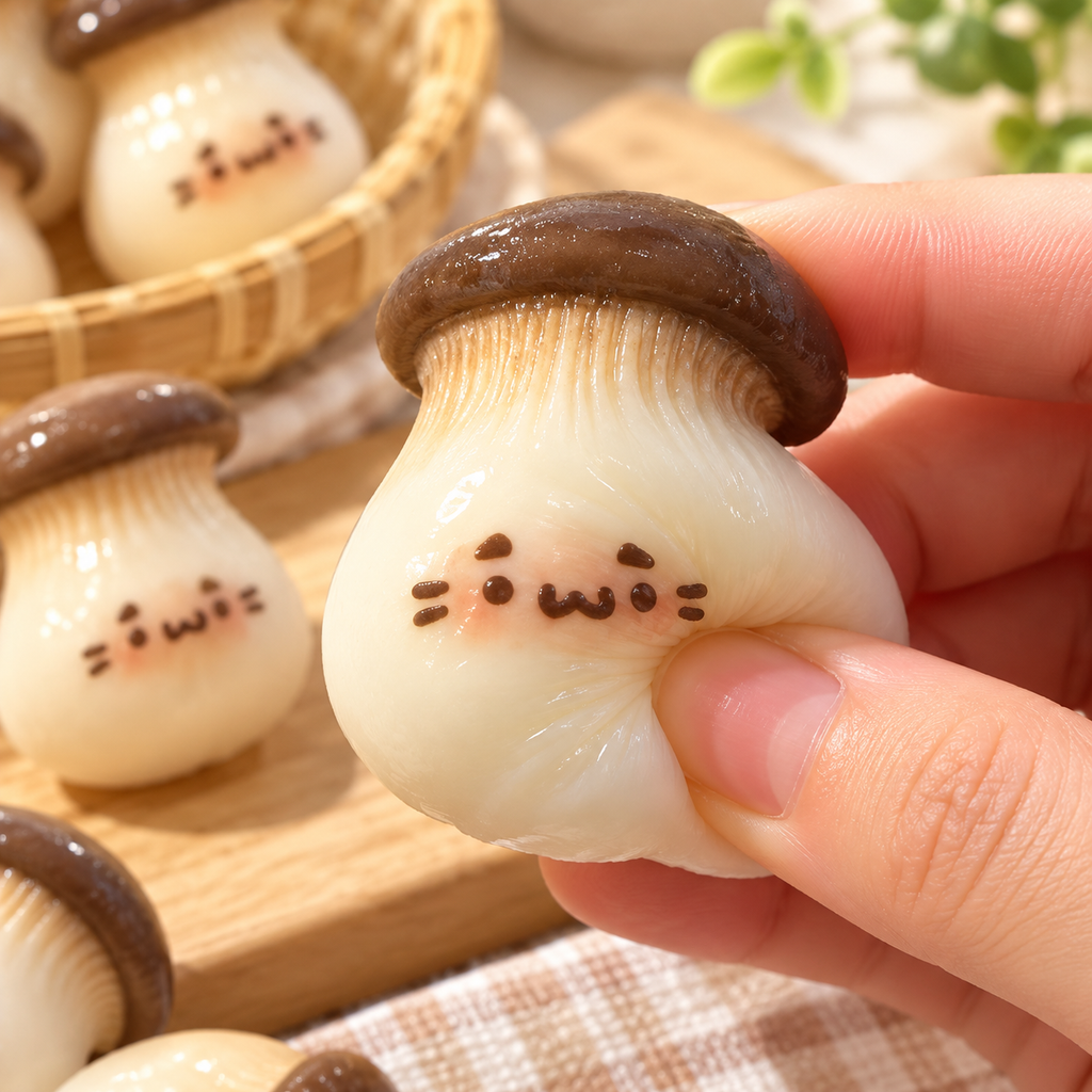 Mini Mushroom Squeeze Toy