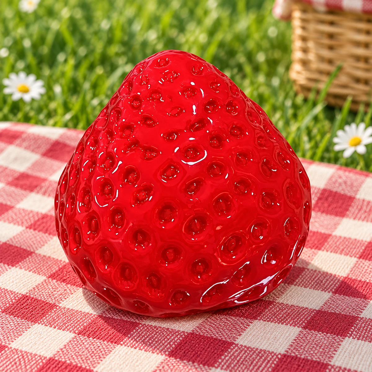 Giant Red Strawberry Squishy — product image