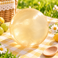 Transparent Yellow Handmade Ball Squishy — product image