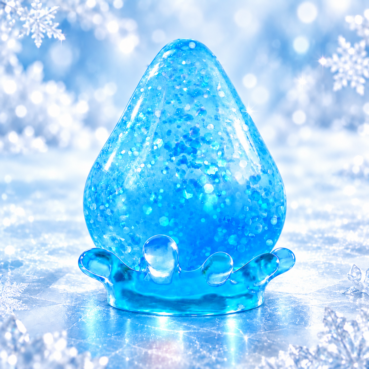 Blue Dreamy Water Drop Squishy — product image