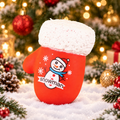 Snowman-Patterned Christmas Mitten Stress-Relief Squishy — product image