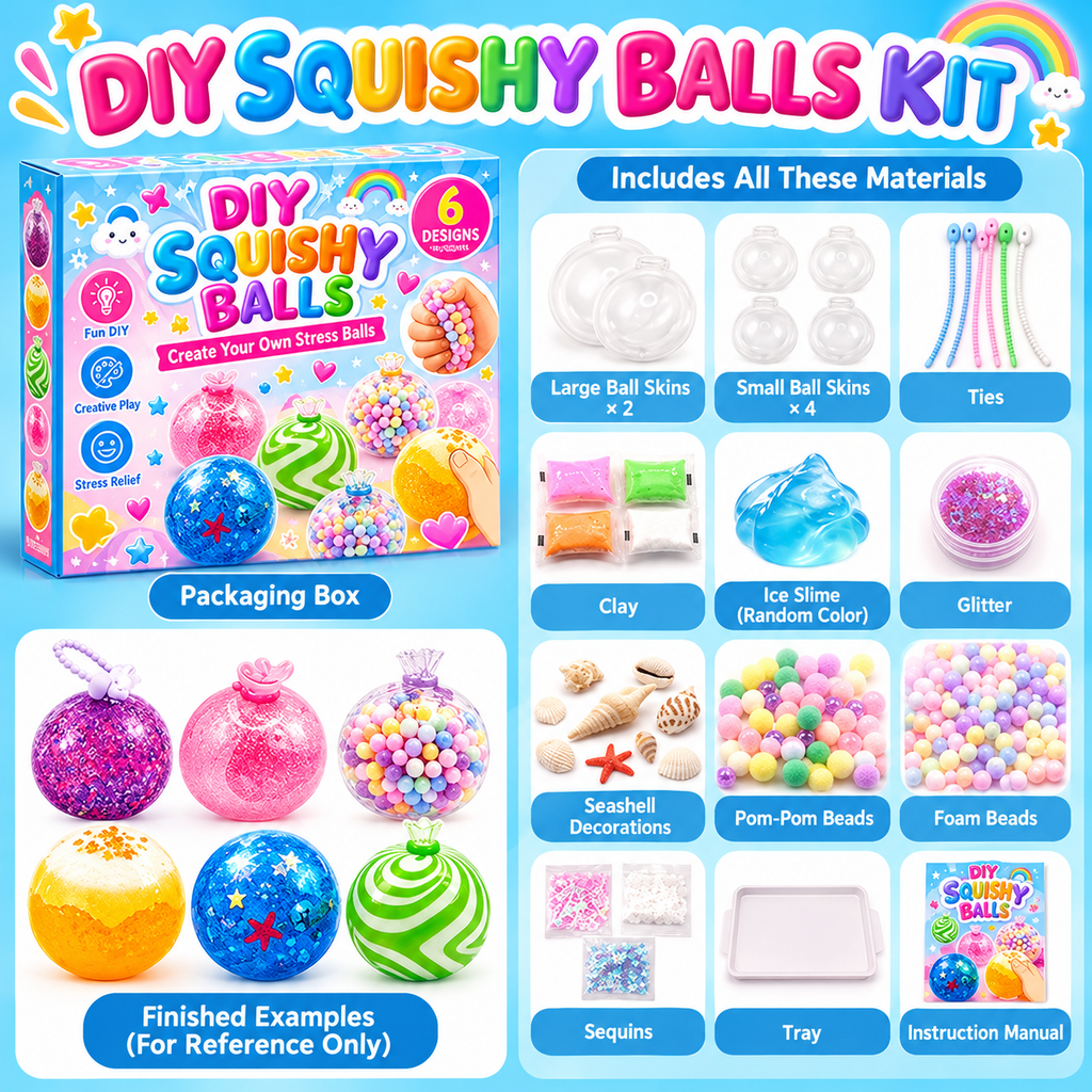 DIY Handmade Squeeze Toy Kit