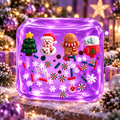 Christmas Purple Ice Cube Squishy