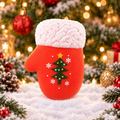 Christmas Tree-Patterned Mitten Stress-Relief Squishy — product image