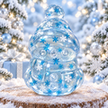 Ocean Blue Snowman Malt Candy Squishy