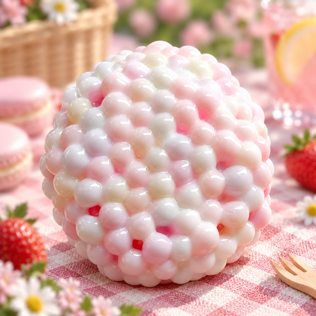 Macaron Bead-Filled Ball Squishy — product image