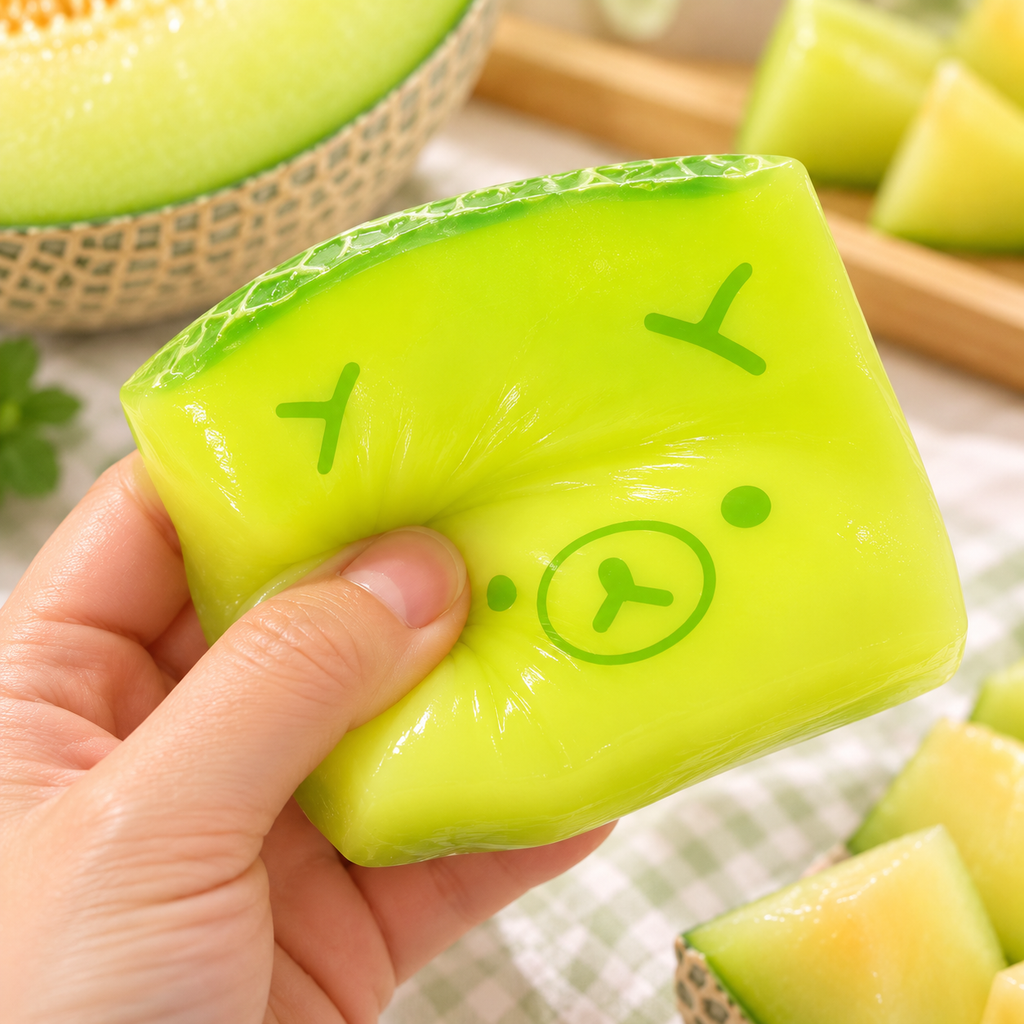 Green Hami Melon Squeeze Toy