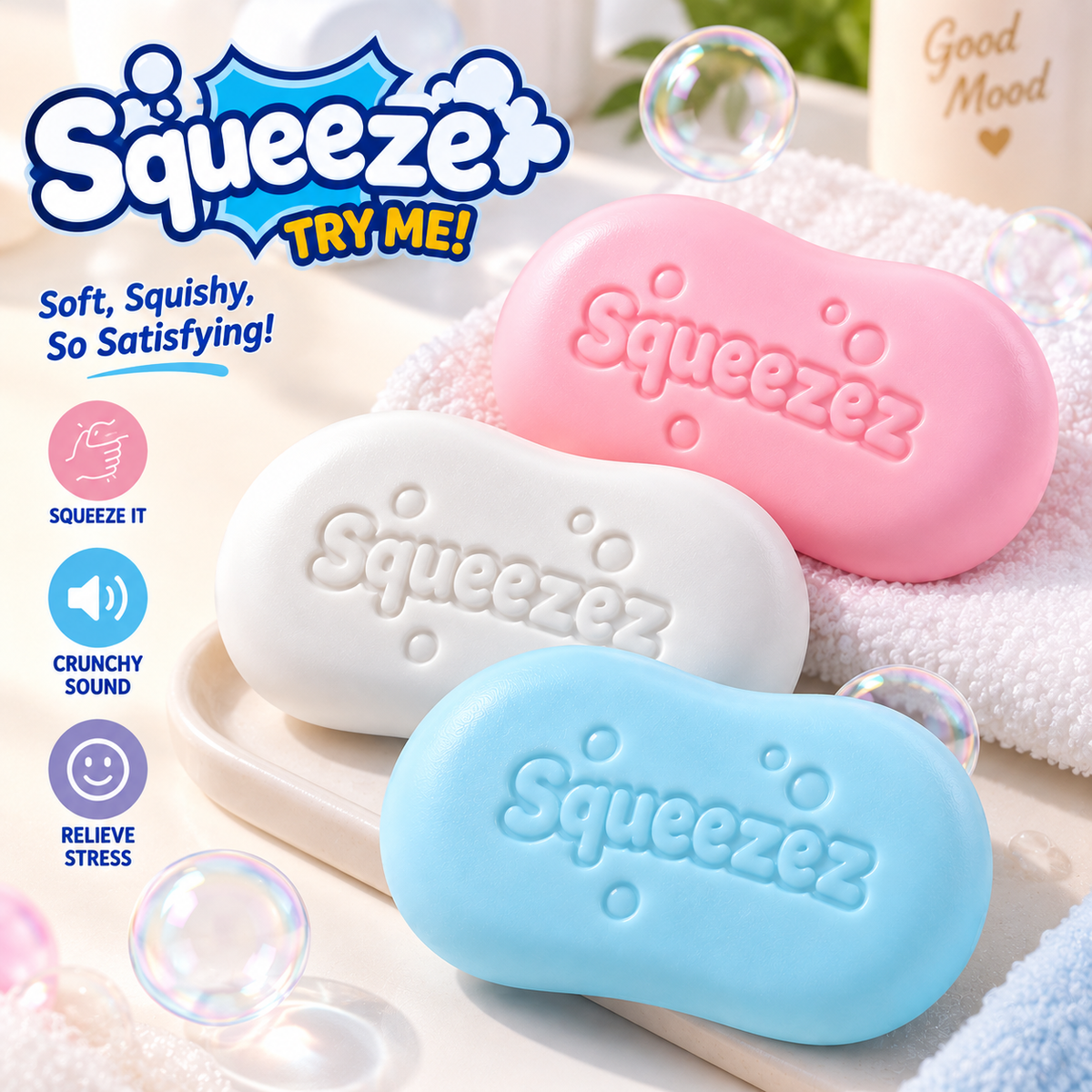 Crisp Building Blocks Simulated Soap Squeeze