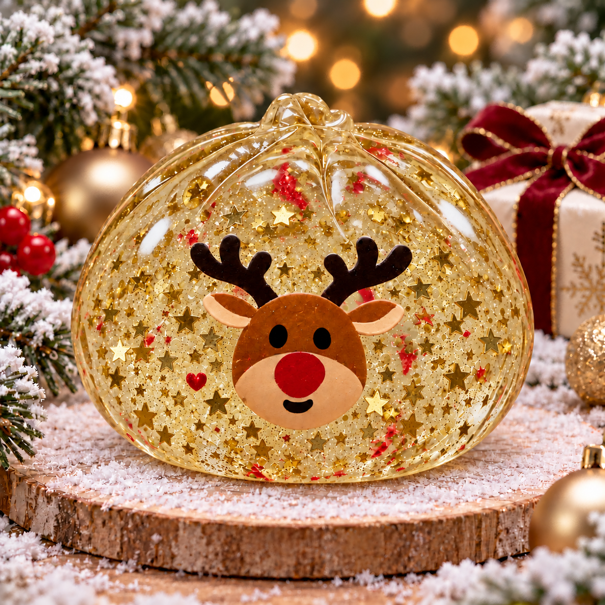 Yellow Reindeer Steamed Bun Squishy