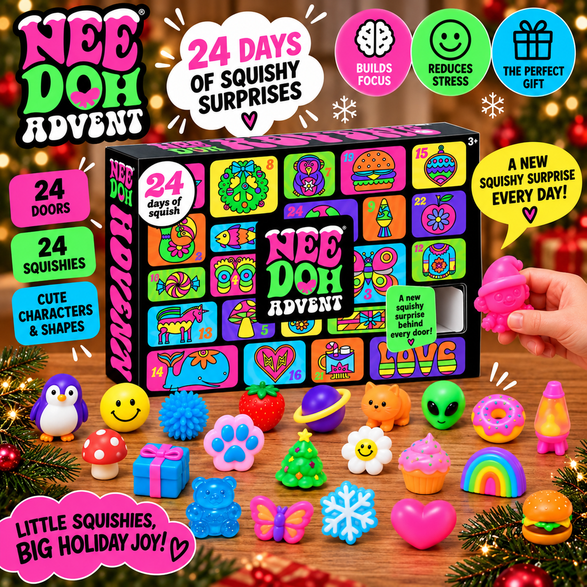 Squishmas™ Advent Calendar – 24 Squishy Surprises