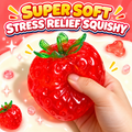 Slow-rise Artificial Strawberry Squishy