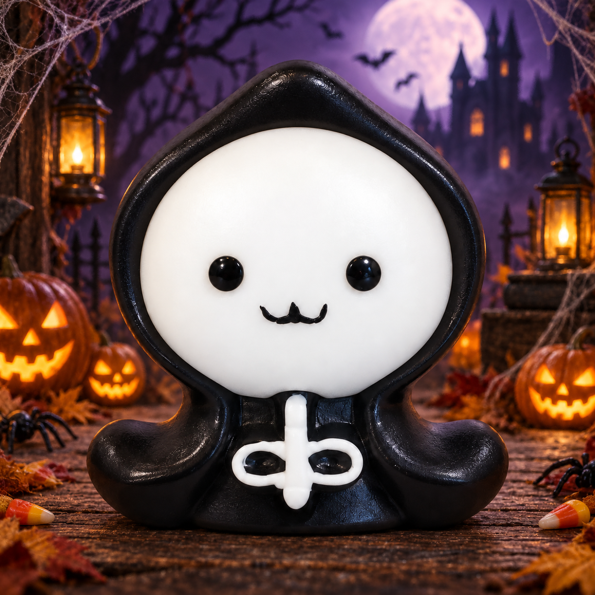 Cute Grim Reaper Stress-Relief Squishy — product image