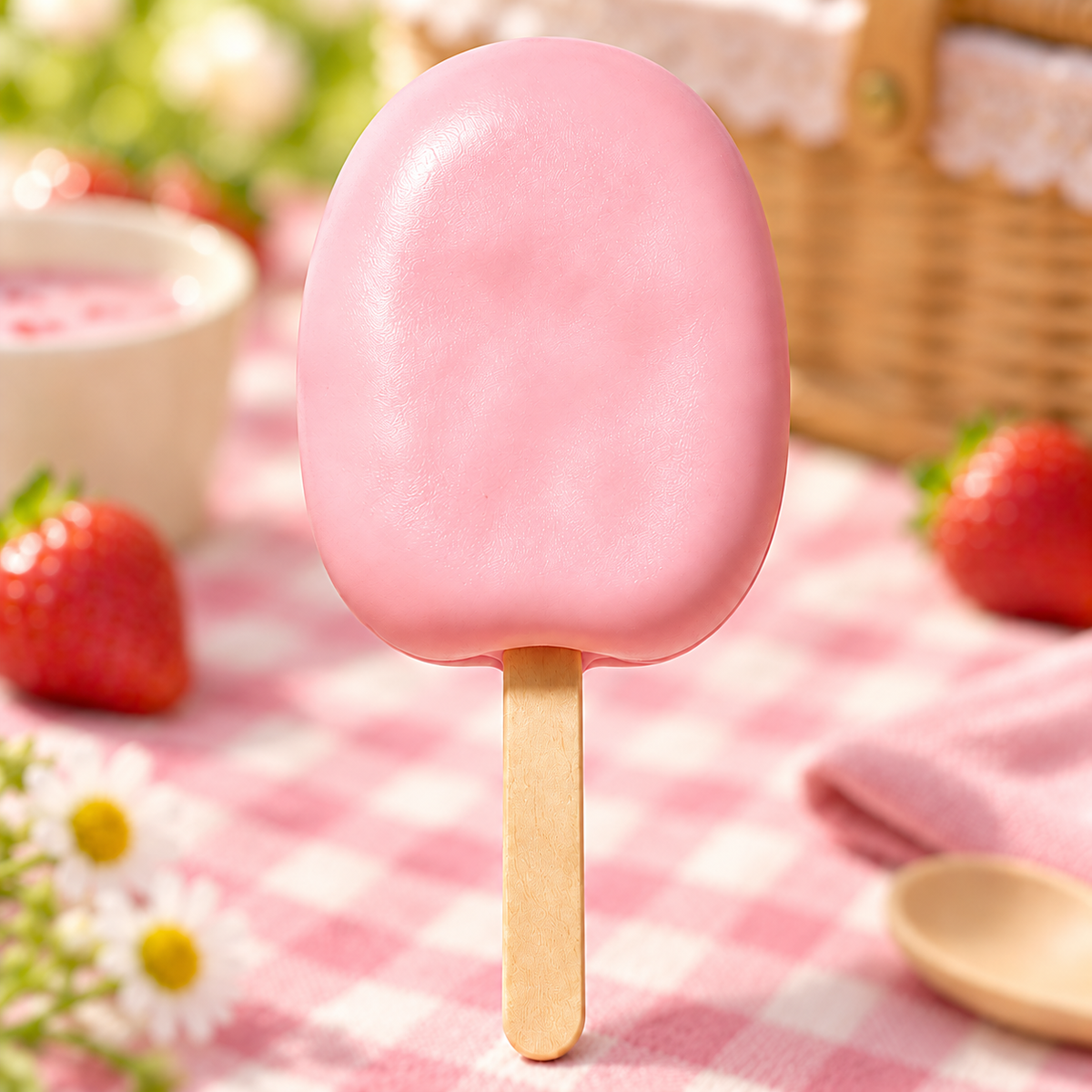 Pink Chocolate-Covered Ice Pop Squishy — product image