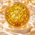Gold-Flake Malt Candy Coin Squishy — product image
