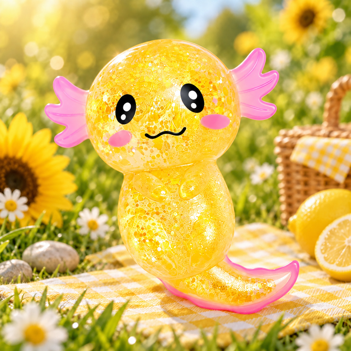 Orange Axolotl Malt Candy Squishy — product image