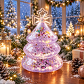 Purple Christmas Tree Stress-Relief Squishy — product image