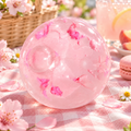 Strawberry Peach Blossom Pastry Building Block Ball Squishy — product image