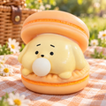 Orange Puppy Bubble-Blowing Macaron Squishy — product image