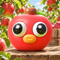 Pop-Eyed Red Apple Squishy — product image