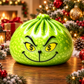 Lucky Grinch Steamed Bun Stress-Relief Squishy — product image