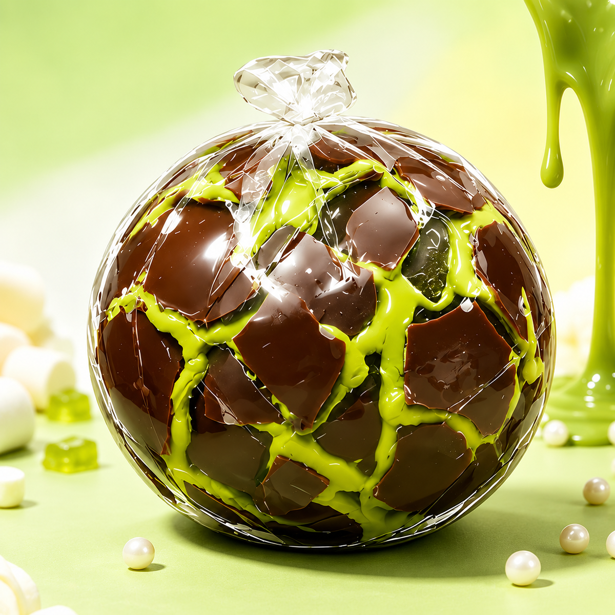 Matcha Crispy Shell Squishy Ball — product image