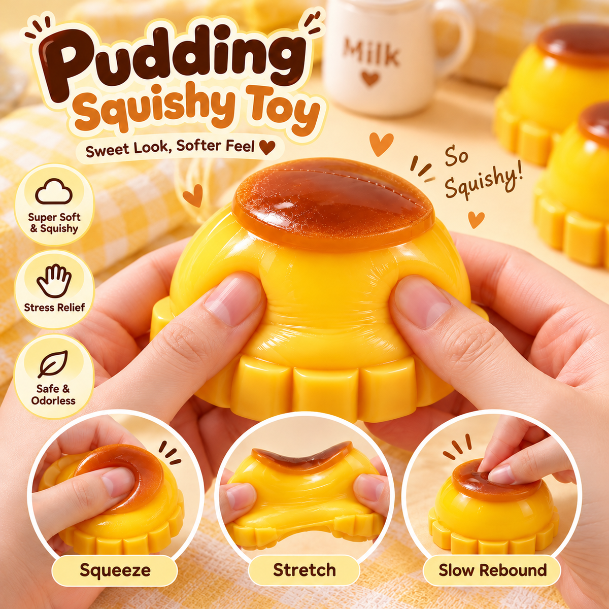 Handmade Caramel Pudding Balls