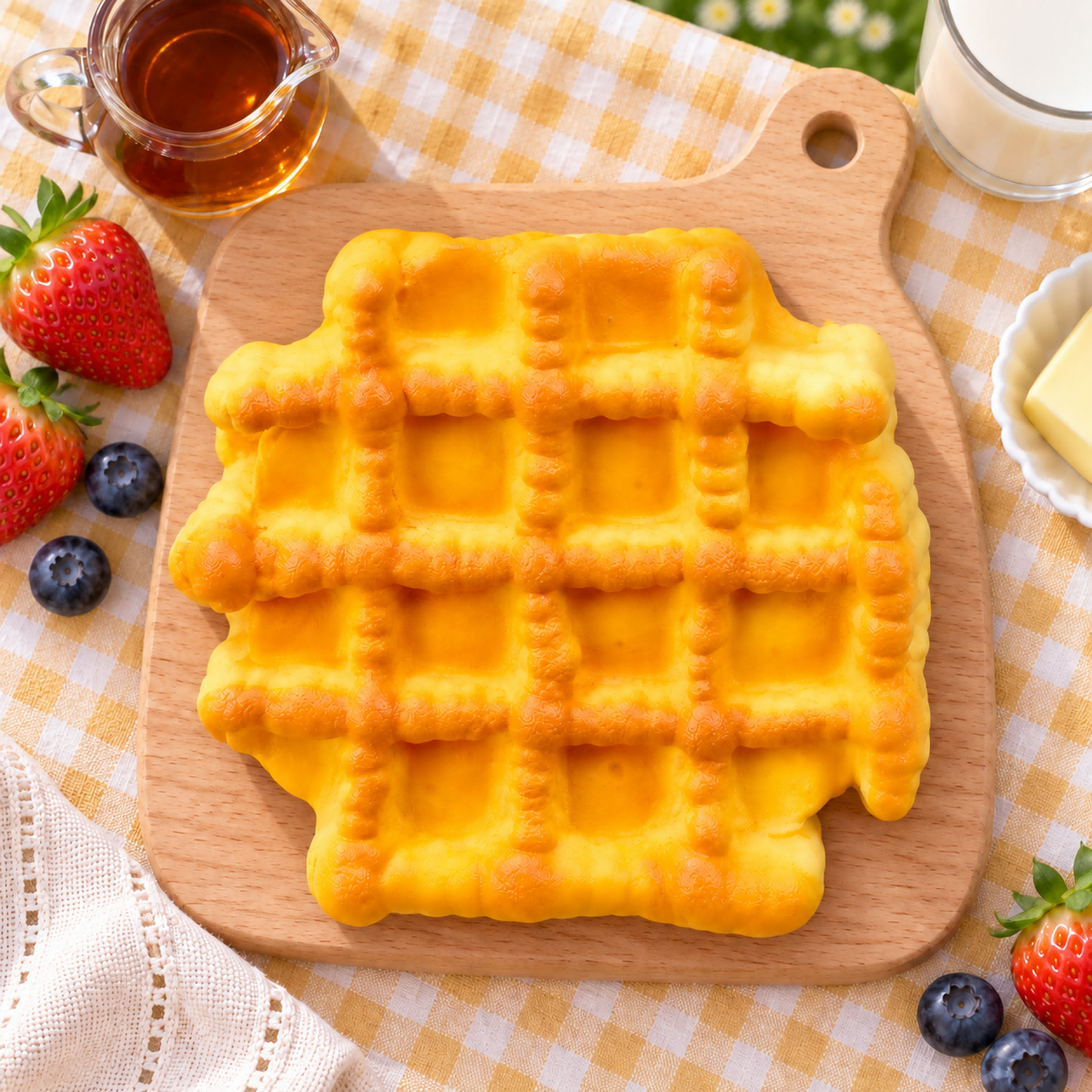 Waffle Bread Squishy — product image