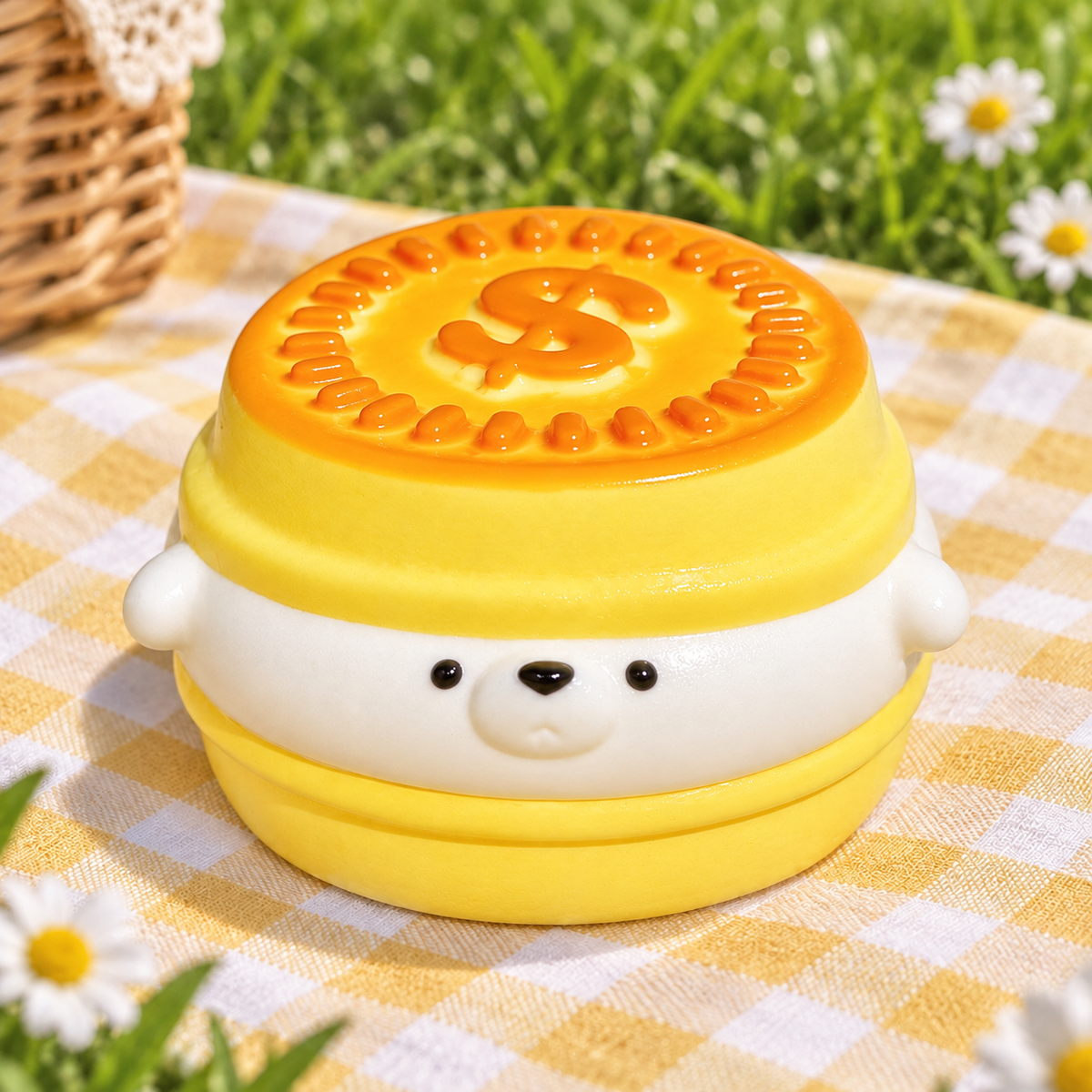 Gold Coin Dog Squishy — product image