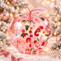 Pink Cherry Blossom Christmas Apple Squishy — product image