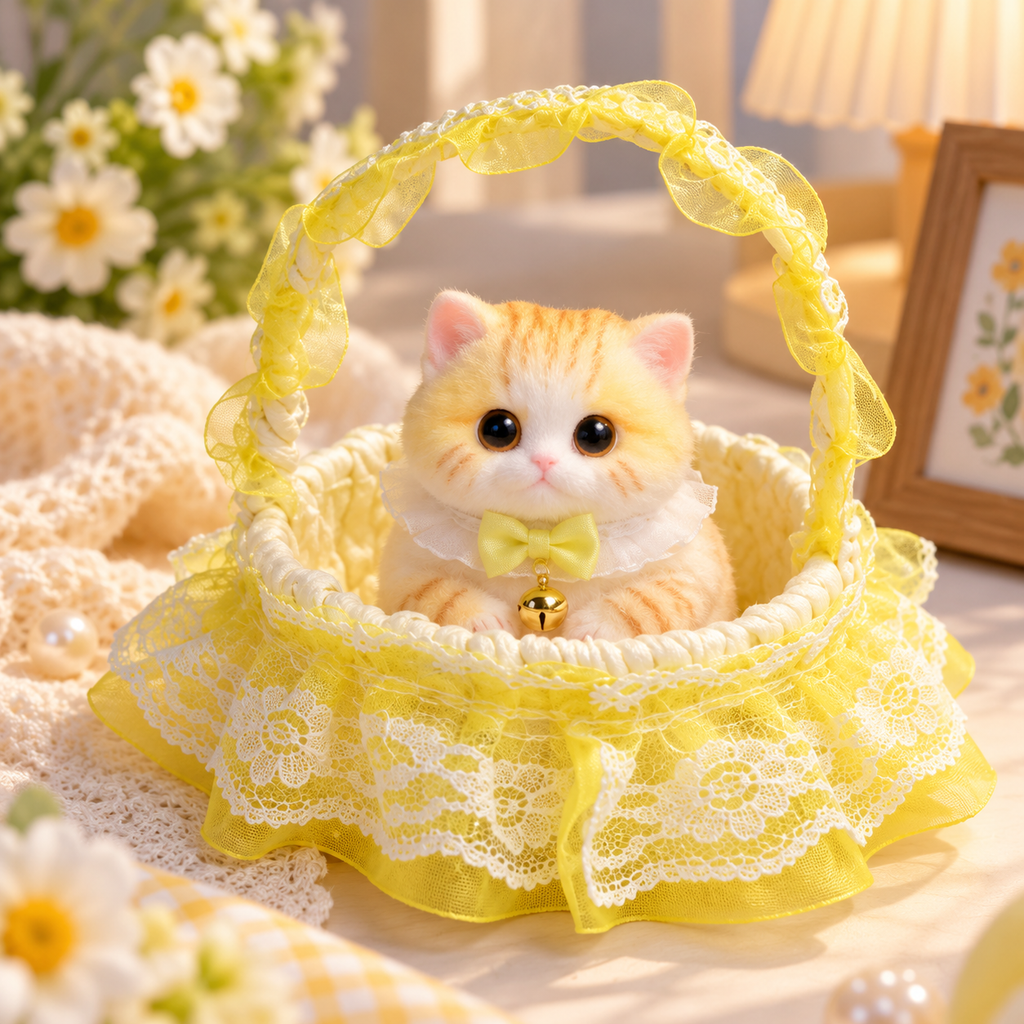 Handmade Realistic Cat-themed Squishy
