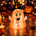 Orange Glitter Ghost Squishy — product image